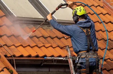 Démoussage et hydrofuge de toiture à Grâce-Uzel